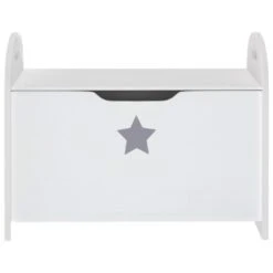 VIDAXL Banc De Rangement Pour Enfants Blanc 62x40x46,5 Cm Mdf -Boutique Jardin Extérieur 645a96bb86a231.84513994