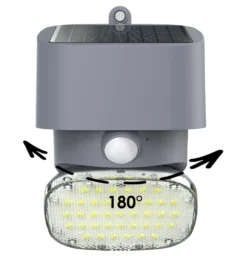 Applique Solaire Grise Anthracite éclairage Pivotant à 180° 6 Applique Solaire Grise Anthracite éclairage Pivotant à 180° -Boutique Jardin Extérieur 645b8d0e77ab03.71942459