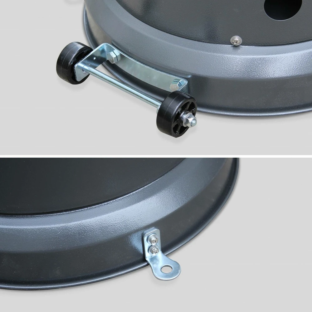 Chauffage D'extérieur Gaz 12.5kw - Finland - Parasol Chauffant Gris Réglable. Porte En Façade. Roulettes Et Housse 2 Chauffage D'extérieur Gaz 12.5kw - Finland - Parasol Chauffant Gris Réglable. Porte En Façade. Roulettes Et Housse – Image 2