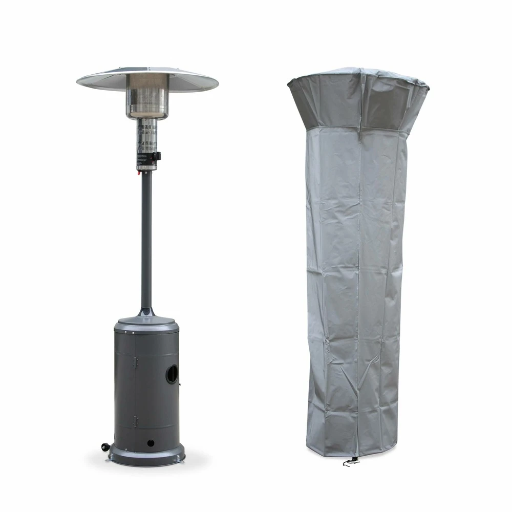 Chauffage D'extérieur Gaz 12.5kw - Finland - Parasol Chauffant Gris Réglable. Porte En Façade. Roulettes Et Housse 7 Chauffage D'extérieur Gaz 12.5kw - Finland - Parasol Chauffant Gris Réglable. Porte En Façade. Roulettes Et Housse – Image 7