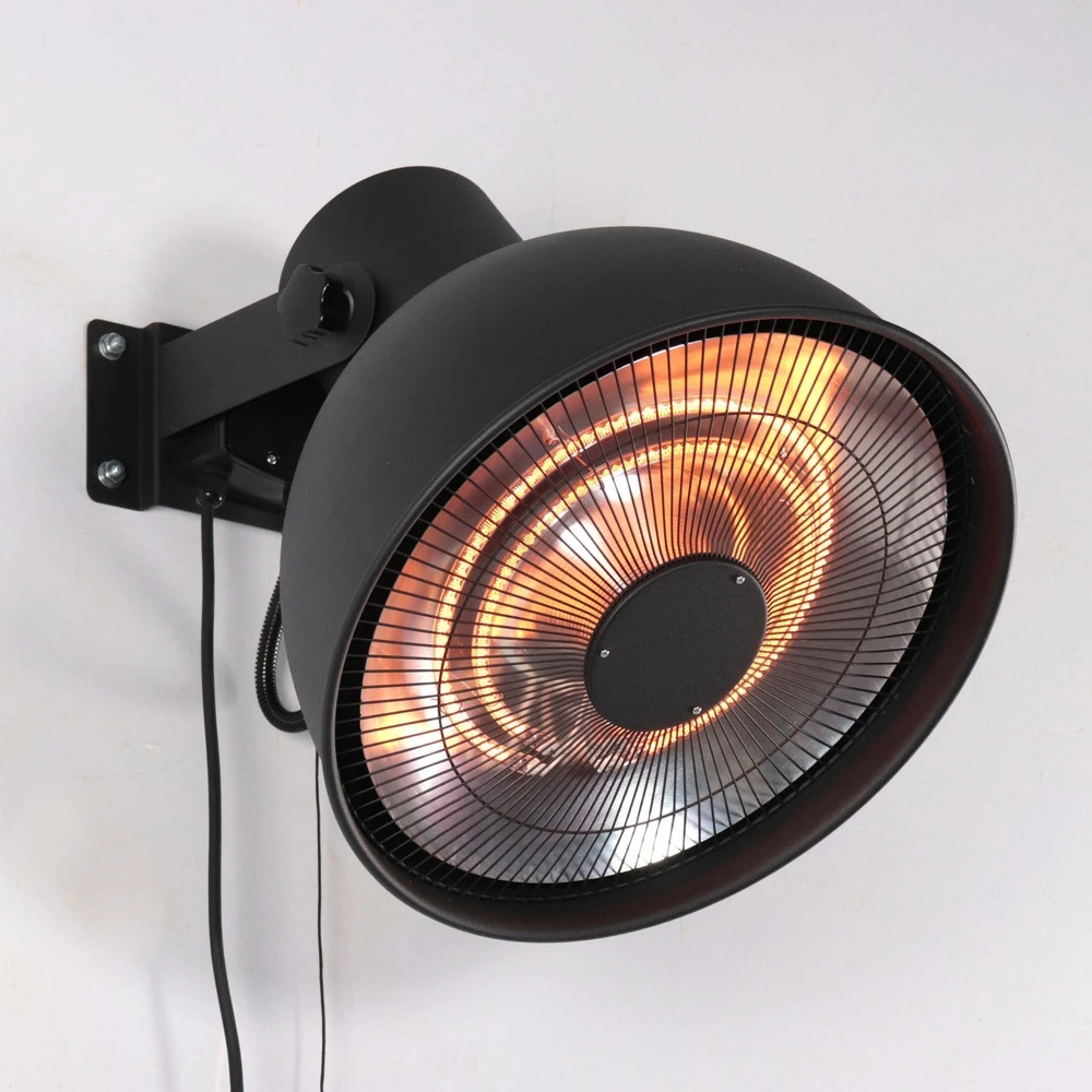 Parasol Chauffant électrique 2000w Mural - Lapland - Chauffage D’extérieur Type Halogène. 3 Niveaux De Chauffe (800w / 1200w / 2 Parasol Chauffant électrique 2000w Mural - Lapland - Chauffage D’extérieur Type Halogène. 3 Niveaux De Chauffe (800w / 1200w / – Image 2