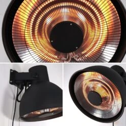 Parasol Chauffant électrique 2000w Mural - Lapland - Chauffage D’extérieur Type Halogène. 3 Niveaux De Chauffe (800w / 1200w / 9 Parasol Chauffant électrique 2000w Mural - Lapland - Chauffage D’extérieur Type Halogène. 3 Niveaux De Chauffe (800w / 1200w / -Boutique Jardin Extérieur 645b908d1514a0.16738478