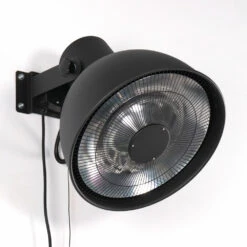 Parasol Chauffant électrique 2000w Mural - Lapland - Chauffage D’extérieur Type Halogène. 3 Niveaux De Chauffe (800w / 1200w /