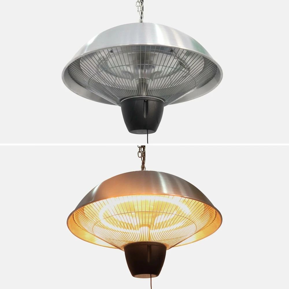 Parasol Chauffant électrique Suspendu 1500w – Oslo – Chauffage D’extérieur Type Halogène. Kit De Suspension Inclus (chaîne Et 3 Parasol Chauffant électrique Suspendu 1500w – Oslo – Chauffage D’extérieur Type Halogène. Kit De Suspension Inclus (chaîne Et – Image 3