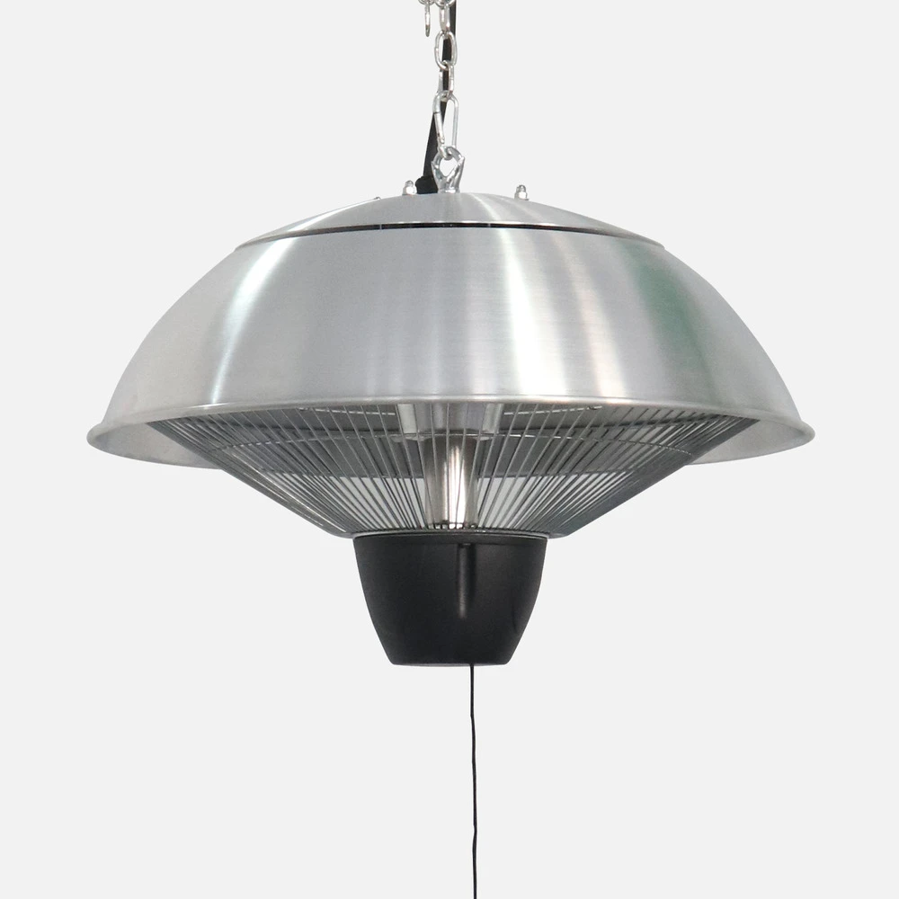 Parasol Chauffant électrique Suspendu 1500w – Oslo – Chauffage D’extérieur Type Halogène. Kit De Suspension Inclus (chaîne Et 1 Parasol Chauffant électrique Suspendu 1500w – Oslo – Chauffage D’extérieur Type Halogène. Kit De Suspension Inclus (chaîne Et
