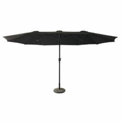 Parasol Double 2,7x4,6m Linai Noir