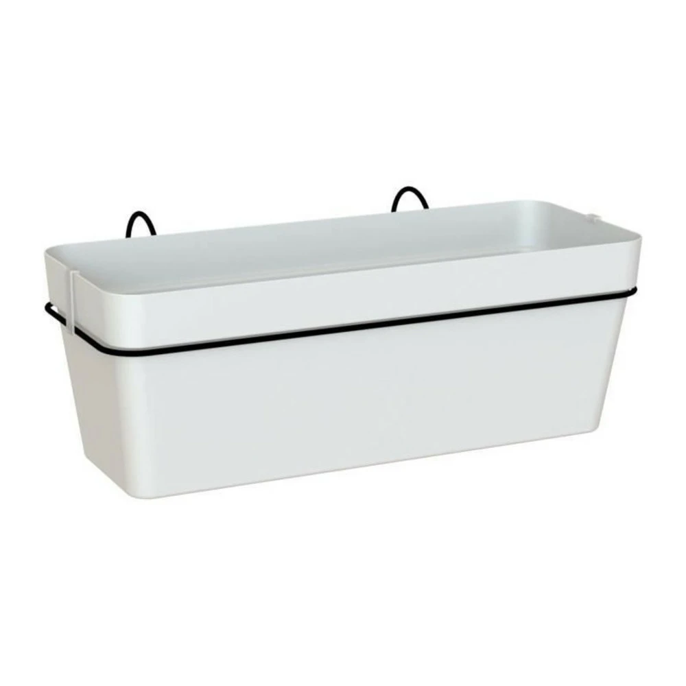 - Kit Balcon Jardiniere Capri Re 50cm V2 Blanc 50,2 X 28,5 X H20 Cm - 1,45l 1 - Kit Balcon Jardiniere Capri Re 50cm V2 Blanc 50,2 X 28,5 X H20 Cm - 1,45l