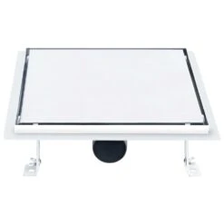 VIDAXL Drain De Douche Avec Couvercle 2 En 1 28x28 Cm Acier Inoxydable 10 VIDAXL Drain De Douche Avec Couvercle 2 En 1 28x28 Cm Acier Inoxydable -Boutique Jardin Extérieur 645d59e3ea8950.69256407