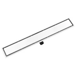 VIDAXL Drain De Douche Avec Couvercle 2 En 1 93x14 Cm Acier Inoxydable -Boutique Jardin Extérieur 645d59e65a6a25.61144519