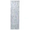VIDAXL Moustiquaire Blanc Et Gris 56x200 Cm Chenille