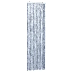 VIDAXL Moustiquaire Argenté 56x200 Cm Chenille -Boutique Jardin Extérieur 645d5a83b75687.18536326