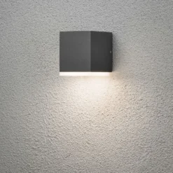 Konstsmide Applique à Led Monza 1x6w Gris Foncé -Boutique Jardin Extérieur 645e86c1ae43c4.64587807