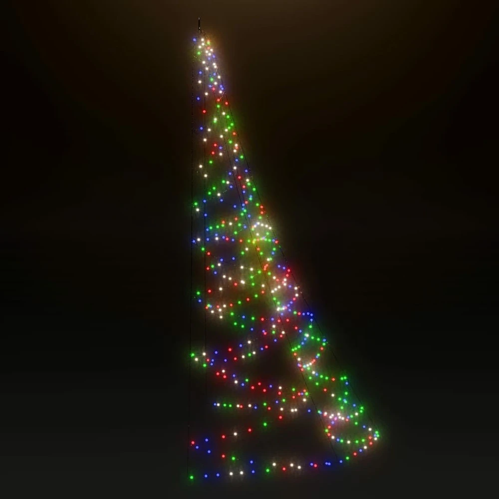 VIDAXL Arbre Mural Avec Crochet Métallique 720 Led Colorées 5 M 4 VIDAXL Arbre Mural Avec Crochet Métallique 720 Led Colorées 5 M – Image 4