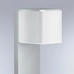 STEINEL Borne D'éclairage à Capteur Gl 80 Led Ihf Cubo Argenté 055486 -Boutique Jardin Extérieur 645e87005ad959.34973706