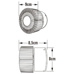 Konstsmide Applique Murale Monza 1x3w Anthracite 11 Konstsmide Applique Murale Monza 1x3w Anthracite -Boutique Jardin Extérieur 645e87288f13b1.24586918