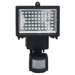 VIDAXL Projecteur à Led Solaire De Jardin Avec Capteur Noir -Boutique Jardin Extérieur 645e873f8f7ca5.03372050