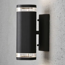 Konstsmide Applique Murale Modena Double Noir Mat -Boutique Jardin Extérieur 645e8742aef835.38616356