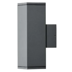 Konstsmide Applique Murale Monza Double Carrée Gris Foncé