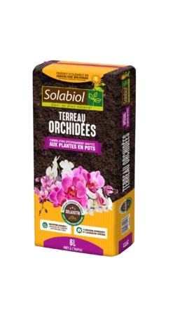 Solabiol Terorc6 | Terreau Orchidées | Tourbe Et Ecorces De Pin | Brun | 6 L |