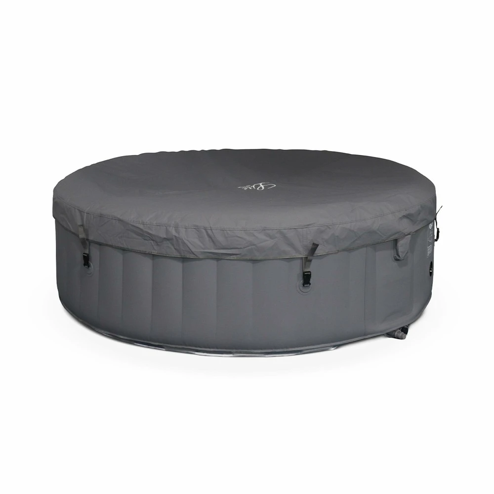 Spa Mspa Gonflable Rond – Glow 6 Gris - Spa Gonflable 6 Personnes Rond Avec Bande Led Intérieure. Système Anti-gel. Désinfection 3 Spa Mspa Gonflable Rond – Glow 6 Gris - Spa Gonflable 6 Personnes Rond Avec Bande Led Intérieure. Système Anti-gel. Désinfection – Image 3