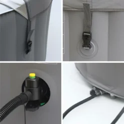 Spa Mspa Gonflable Rond – Glow 6 Gris - Spa Gonflable 6 Personnes Rond Avec Bande Led Intérieure. Système Anti-gel. Désinfection 12 Spa Mspa Gonflable Rond – Glow 6 Gris - Spa Gonflable 6 Personnes Rond Avec Bande Led Intérieure. Système Anti-gel. Désinfection -Boutique Jardin Extérieur 64627b8c5ab204.43050023