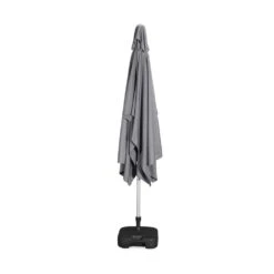 Parasol Wissant. 2x3m. Couleur Gris. Mât Central. Aluminium Anodisé Orientable. Manivelle D'ouverture -Boutique Jardin Extérieur 64627e3ea7d0d2.06377651