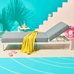 Lot De 2 Bains De Soleil Avec Tablettes En Aluminium Blanc -Boutique Jardin Extérieur 646e012de22e05.12824704