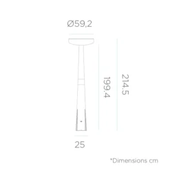 Lampadaire Solaire Paquita Lumière Blanche Froide 3 Modes Détecteur De Mouvement Et Crépusculaire ø59,2x214,5 Cm -Boutique Jardin Extérieur 646f52574ba520.65887941