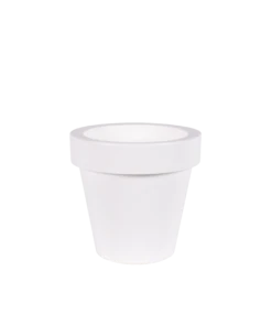 Pot De Fleurs Magnolia 120 ø120x114cm - Blanc