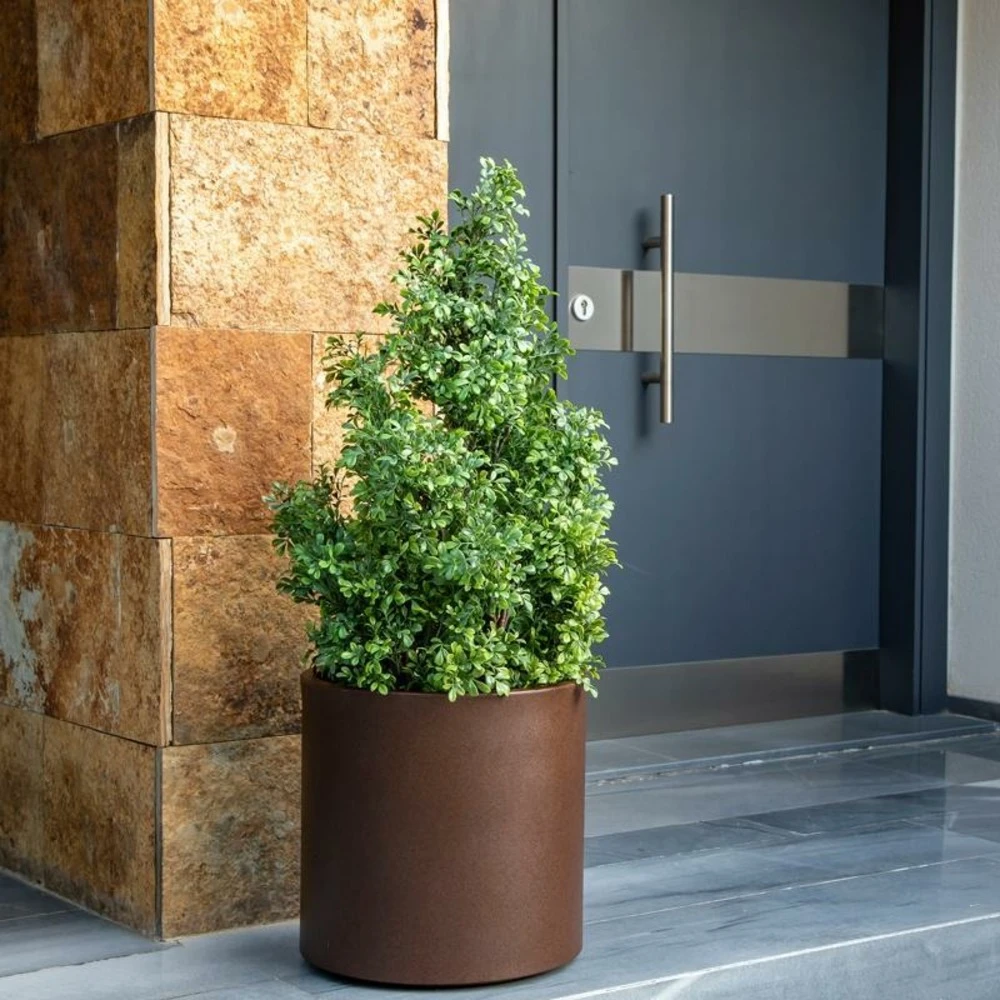 Pot De Fleurs Hortensia 80 ø80x80cm - Bronze 2 Pot De Fleurs Hortensia 80 ø80x80cm - Bronze – Image 2