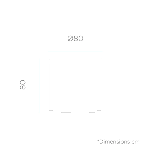 Pot De Fleurs Hortensia 80 ø80x80cm - Bronze 3 Pot De Fleurs Hortensia 80 ø80x80cm - Bronze – Image 3