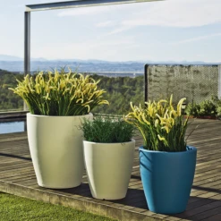 Pot De Fleurs Violeta 55 Anthracite Opaque ø55x60cm -Boutique Jardin Extérieur 6470a3897cd158.54206847