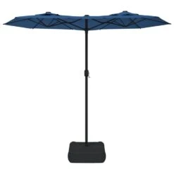 VIDAXL Parasol à Double Tête Avec Led Bleu Azuré 316x240 Cm -Boutique Jardin Extérieur 6470a72f16d343.75561042