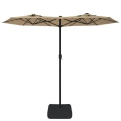 VIDAXL Parasol à Double Tête Taupe 316x240 Cm 9 VIDAXL Parasol à Double Tête Taupe 316x240 Cm -Boutique Jardin Extérieur 6470a7356a9fa1.66859884