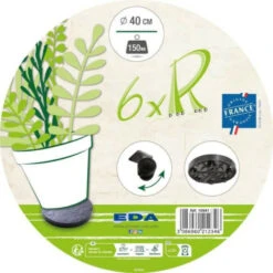 Eda Support A 6 Roulettes ø40cm - Ardoise -Boutique Jardin Extérieur 64763e20dad975.84705416