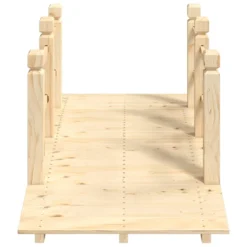 VIDAXL Pont De Jardin Avec Garde-corps 150x67x56cm Bois Massif épicéa -Boutique Jardin Extérieur 64789033b63be3.89400913
