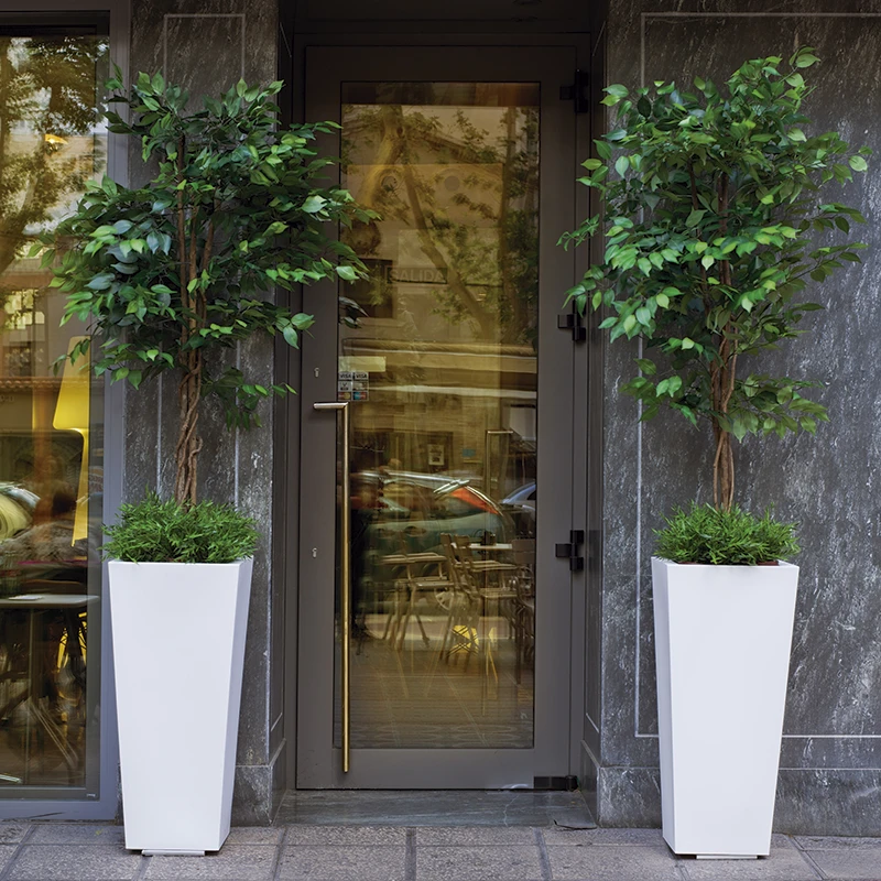 Pot De Fleurs Melisa 50 50x50x110cm - Bronze 3 Pot De Fleurs Melisa 50 50x50x110cm - Bronze – Image 3