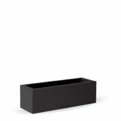 Jardinière Jara 100x35x32cm - Noir