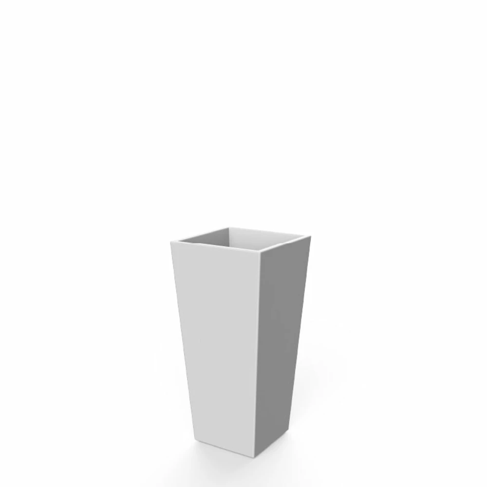 Pot De Fleurs Melisa 50 50x50x110cm - Blanc 1 Pot De Fleurs Melisa 50 50x50x110cm - Blanc