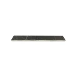 Bordure De Jardin Piquet Ardoise Clivée 80x10x3 Cm - Noir (lot De 30)