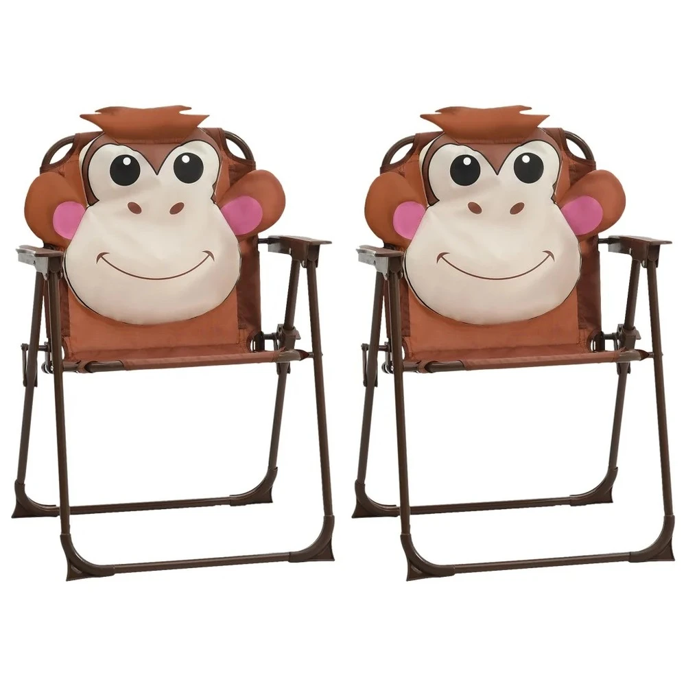 VIDAXL Petit Salon De Jardin Pour Enfant Avec Parasol Singe Rigolo 2 VIDAXL Petit Salon De Jardin Pour Enfant Avec Parasol Singe Rigolo – Image 2