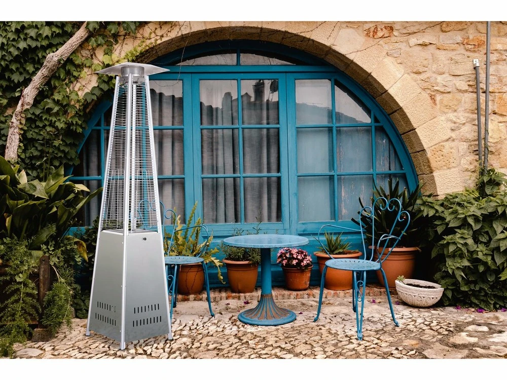 Parasol Chauffant Gaz "kheops" 13 Kw - Acier 2 Parasol Chauffant Gaz "kheops" 13 Kw - Acier – Image 2