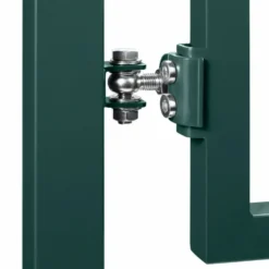 Portillon Barreaudé Acier Galvanisé Passage 1m Vert H 1m20 -Boutique Jardin Extérieur 64793f51d04a59.17507146