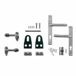 Portillon Barreaudé Acier Galvanisé Passage 1m Vert H 1m20 -Boutique Jardin Extérieur 64793f51d34c53.75740720