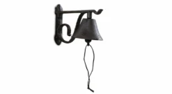 Cloche Fonte Marron 20.5x14.5x10.5cm