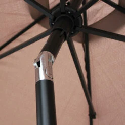 Parasol Droit 3m En Aluminium Taupe -Boutique Jardin Extérieur 64802239ca1dc6.96126293