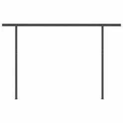 VIDAXL Auvent Automatique Capteur De Vent Et Led 4x3,5 M Crème -Boutique Jardin Extérieur 6480d1ca9c53c8.04632708