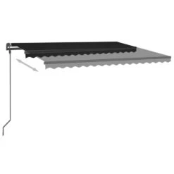 VIDAXL Auvent Automatique Et Capteur De Vent Et Led 4,5x3 M Anthracite 10 VIDAXL Auvent Automatique Et Capteur De Vent Et Led 4,5x3 M Anthracite -Boutique Jardin Extérieur 6480d1cf9af336.18314557