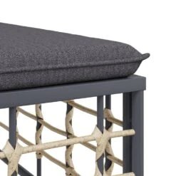 VIDAXL Salon De Jardin 7 Pcs Avec Coussins Anthracite Résine Tressée -Boutique Jardin Extérieur 6480d2a9308877.96618756