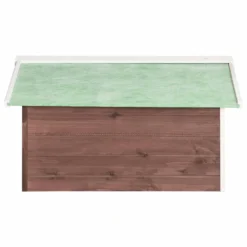 VIDAXL Garage De Tondeuse à Gazon 72x87x50 Cm Moka Et Blanc Sapin -Boutique Jardin Extérieur 6480d3498f0a14.17071454